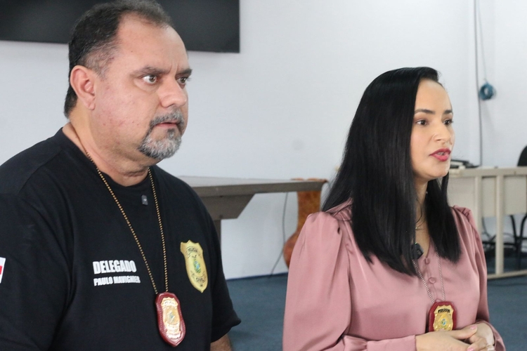 Delegados Paulo Mavignier e Kássia Evangelista - Foto: Jander Robson/Portal do Holanda