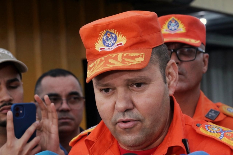 Coronel Muniz, comandante do Corpo de Bombeiros - Foto: Jander Robson/Portal do Holanda