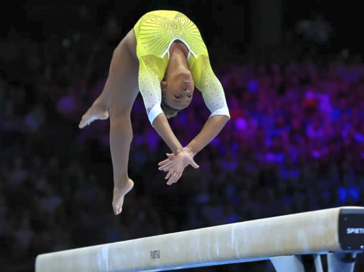 Rebeca ganhou bronze na trave - Foto: Ricardo Bufolin/CBG
