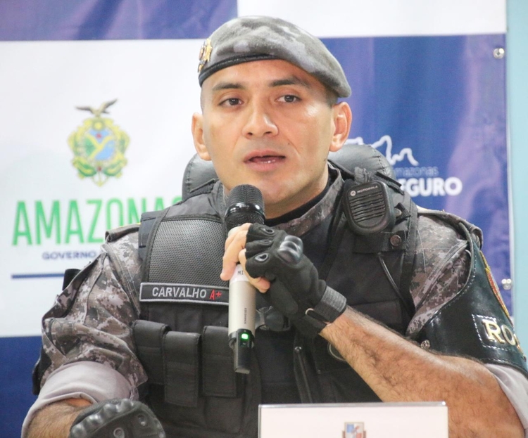  Tenente coronel, Renan Carvalho, da Rocam - Foto: Jander Robson/Portal do Holanda