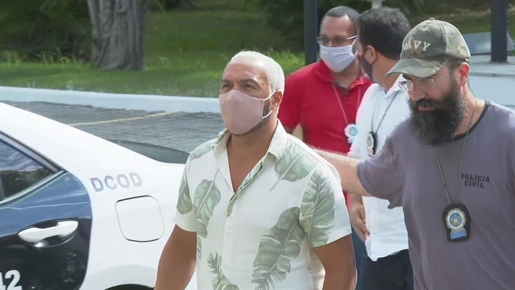 Belo foi preso após festa em meio à pandemia (Foto: Reprodução/Sistema Globo)