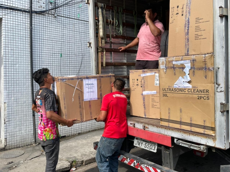 Recebimento dos materiais - Foto: Divulgação