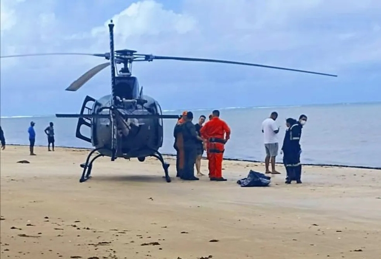 Irmãos de São Paulo morrem afogados em Maragogi, Alagoas. - Foto: Divulgação Samu