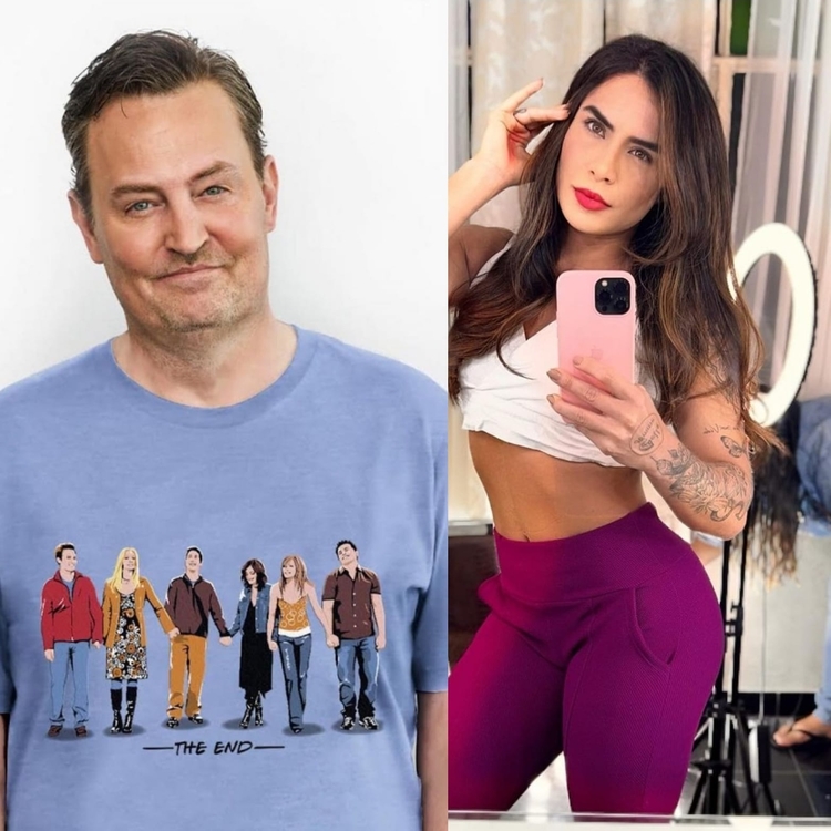 Foto: Reprodução Instagram - Matthew Perry e Djidja