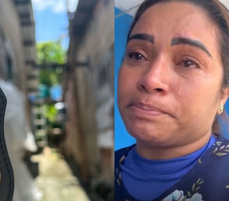 Rose Morais é moradora da área onde recém-nascido foi encontrado - Foto: Jander Robson/Portal do Holanda
