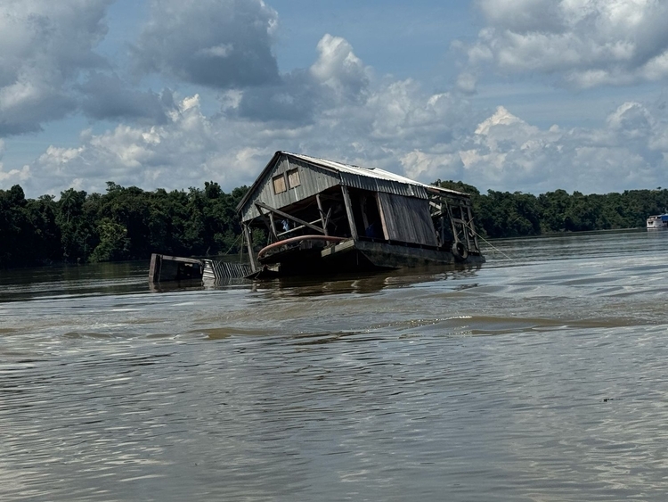PF destrói garimpos ilegais que contaminam rios com mercúrio em Jutaí /Foto: Divulgação / Polícia Federal