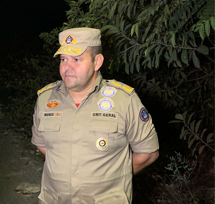 Comandante Geral do CBMAM Coronel Muniz / Foto: Caio Guarlotte / Portal do Holanda