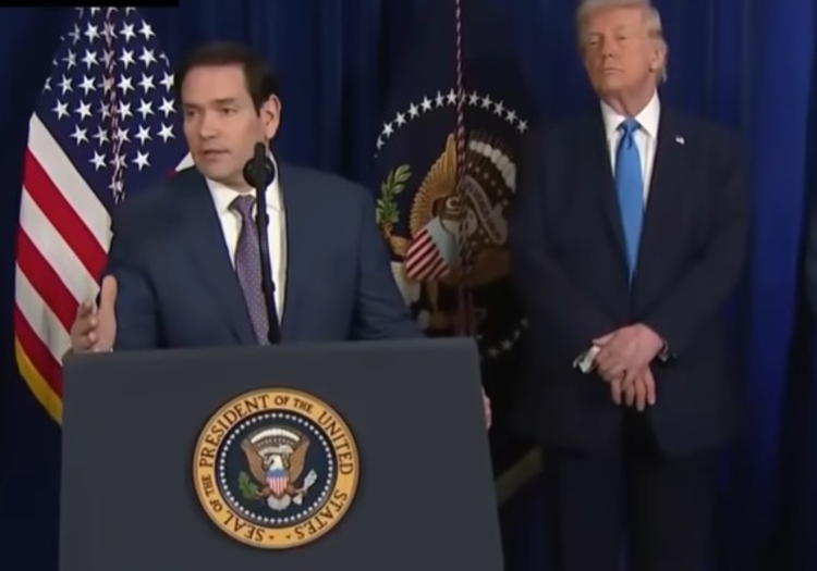 Marco Rubio e Trump - Foto: Reprodução CNN