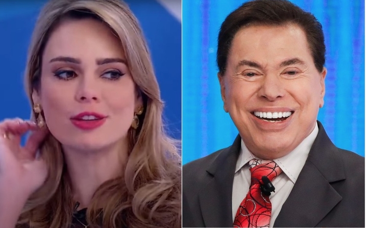 Rachel Sheherazade e Silvio Santos - Foto: Reprodução SBT