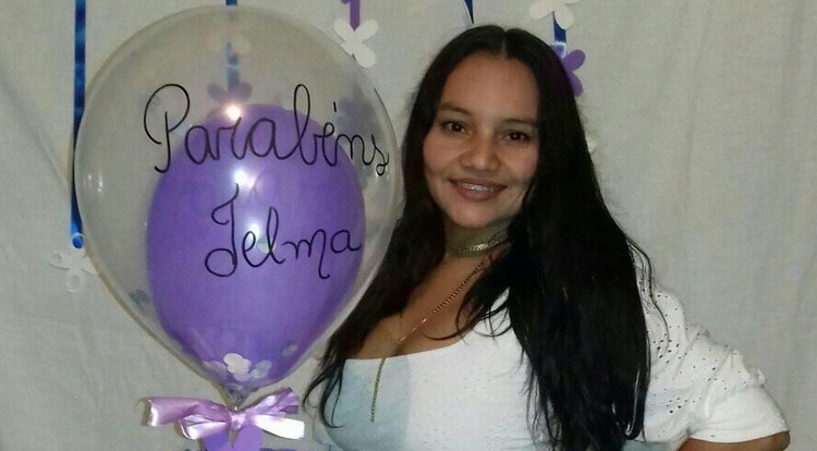 Telma comemorava 33 anos - Foto: Reprodução Redes sociais