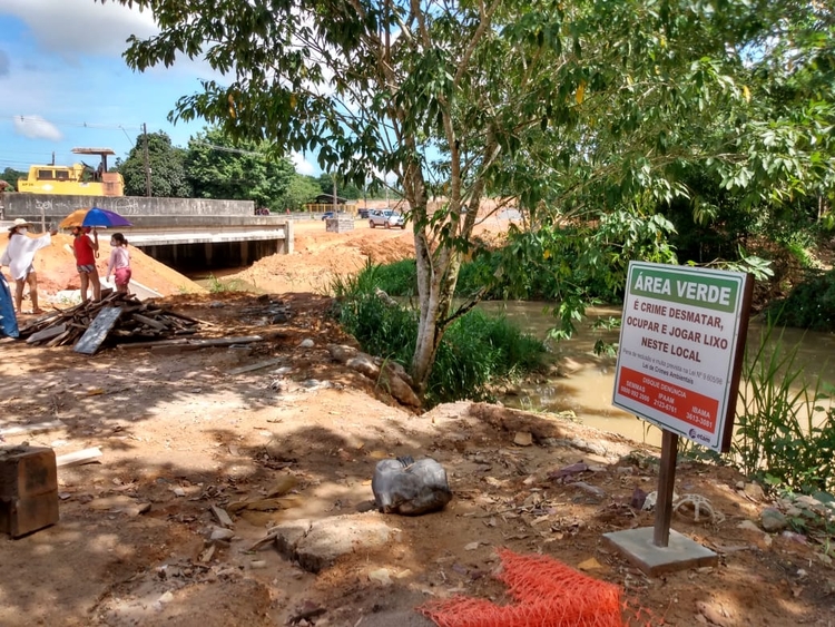 Foto: Imagem da área do Tarumã, próximo das obras do Anel/Sul - Divulgação