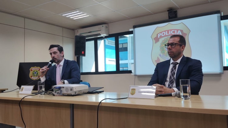 PF realizou coletiva sobre prisão de 'Colômbia' - Foto: Divulgação