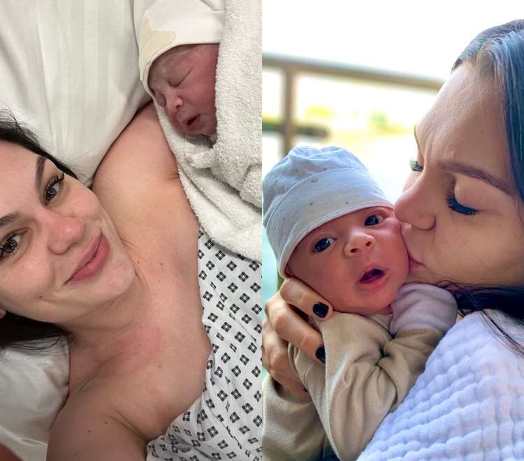 Jessie J com seu primeiro filho - Fotos: Reprodução/Instagram