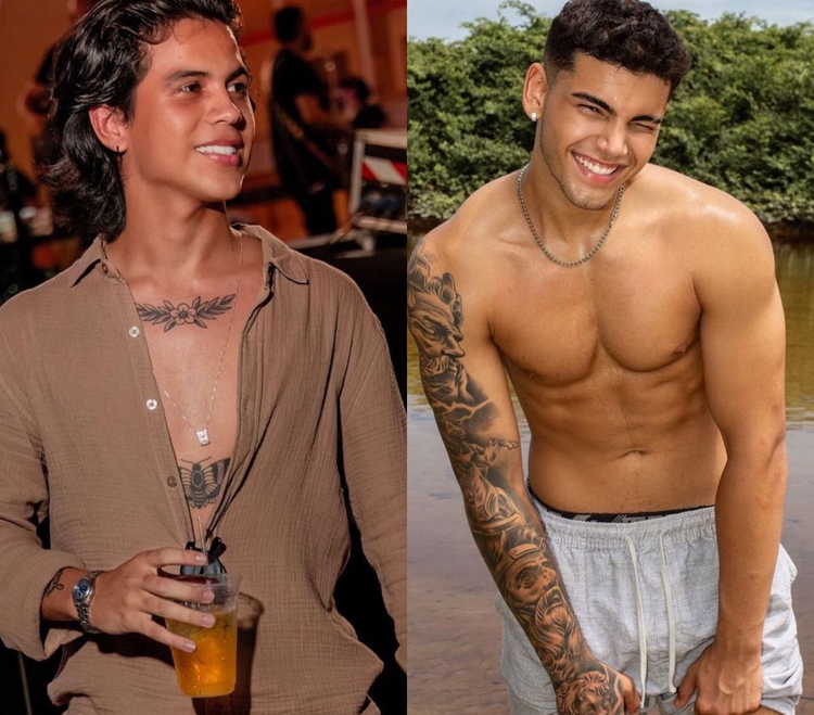 Ruan Bandeira e Eddu Oliver - Fotos: Reprodução/Instagram