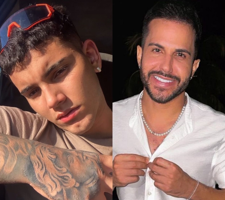 Eddu e Babal tiveram um desentendimento na Casa da Barra - Fotos: Reprodução/Instagram