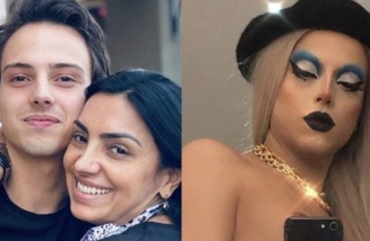 Lucas com a mãe Eyshila - Fotos: Reprodução/Instagram