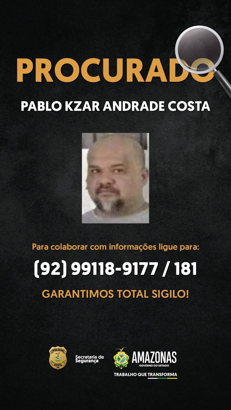 Foto: Divulgação/PC-AM