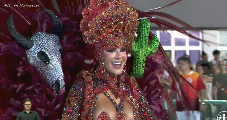 Rainha de Bateria da A Grande Família - Arleane Marques / Foto: Reprodução AC