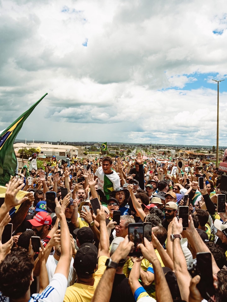 Marcha pró-Bolsonaro - Foto: Reprodução X/Nikolas Ferreira 