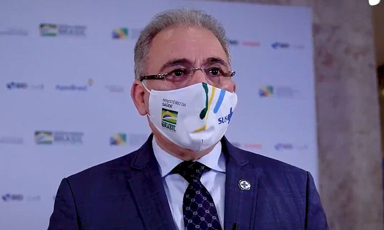 Ministro da Saúde, Marcelo Queiroga. Foto: Reprodução