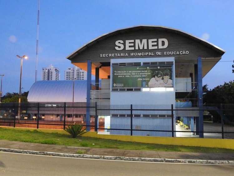 Sede da Secretaria Municipal de Educação em Manaus. Foto: Divulgação/ Semcom