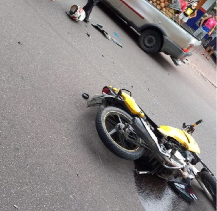 O motorista prestou socorro a vítima - Foto: Divulgação 