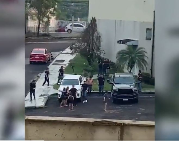 Morador de condomínio filmou tudo - Foto: Divulgação