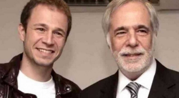 Tiago Leifert e o pai Gilberto - Foto: Picasa