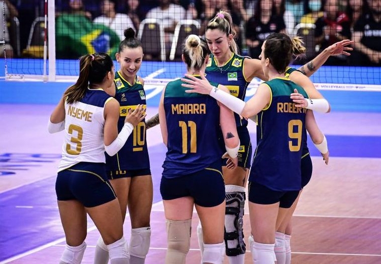 Brasil bate Tailândia por 3 a 0 - Foto: Divulgação/FIVB