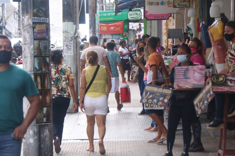 Centro comercial em Manaus - Foto: Portal do Holanda / Arquivo