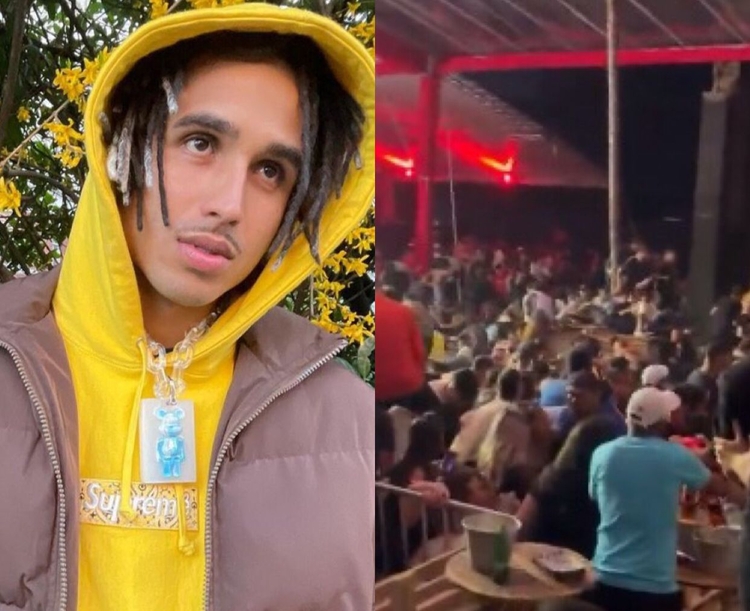 Tiroteio em show de Matuê deixa um baleado - Foto: Reprodução/Instagram/Twitter