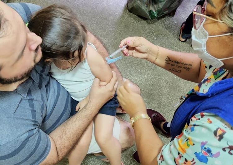 Cobertura contra influenza é de 53,8% e 38,7% contra o sarampo - Foto: Girlene Medeiros/FVS-RCP