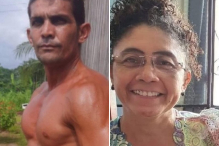 Jucleson Guimarães dos Santos é suspeito de matar Graciete Conceição de Almeida / Foto: Reprodução / PC-AM e Arquivo Pessoal