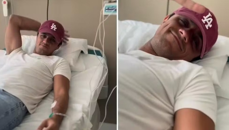 Felipe Simas hospitalizado em hospital do Rio de Janeiro - Imagens: Reprodução/Instagram