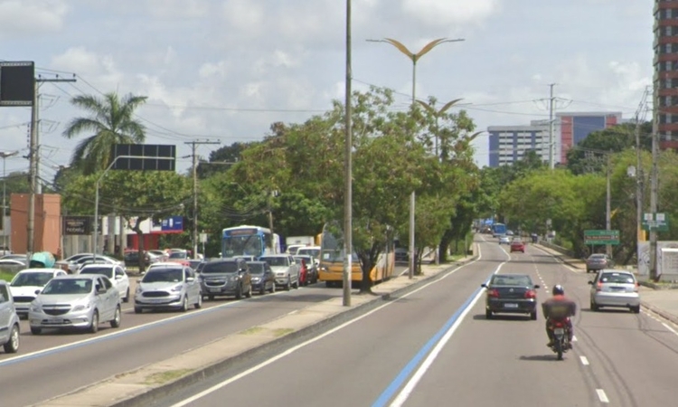 Avenida Constantino Nery. - Foto: Reprodução Google Maps