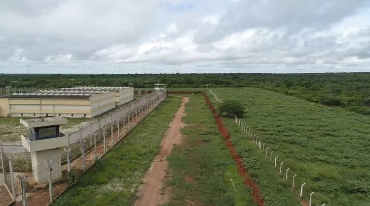 Penitenciária Federal de Mossoró, no Rio Grande do Norte — Foto: Divulgação Senappen