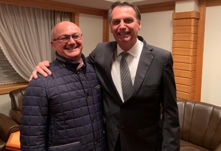 Menezes com Bolsonaro - Foto: Reprodução/Instagram