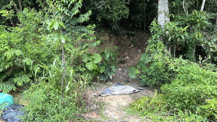 Corpo foi achado no local por populares - Foto: Jander Robson/Portal do Holanda