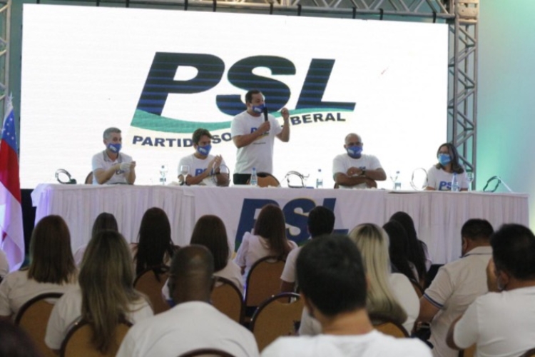 PSL realizou sua convenção na última terça-feira em Manaus   Foto: Divulgação