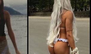   Juju Salimeni aparece irreconhecível em foto de 