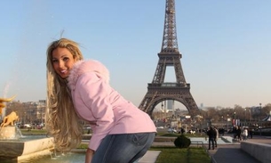 Valesca Popozuda empina o bumbum em plena Torre Eiffel, em Paris