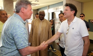 Artur Neto acompanha visita do COI à Arena da Amazônia