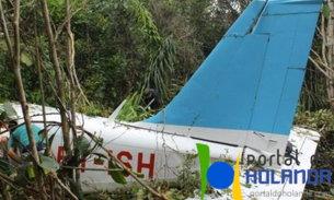 Recuperados destroços do avião que caiu no Iranduba