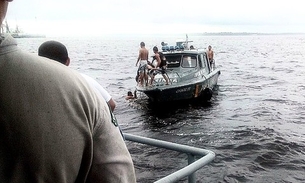 Oito homens são resgatados do Rio Negro pela Marinha 