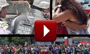 Vídeo revela momentos de tensão em assalto com sequestro no Bradesco