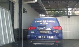 Carro do Ronda no Bairro em motel.  Comando quer saber por que