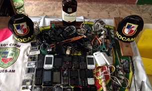 Revista na unidade prisional de Maués apreende estoque de celular