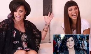 Demi Lovato e Crhistina Perri imitam Cher