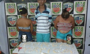 No Prosamim da Leonardo Malcher três são presos com mais de 4 kg de droga