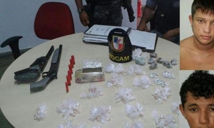 Menino é preso com droga em São Sebastião do Uatumã 